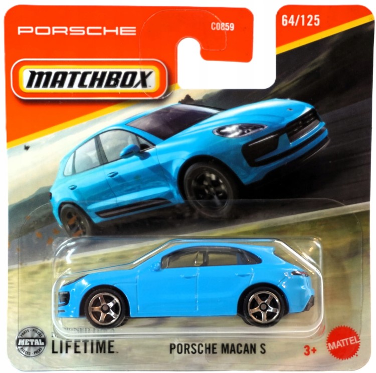 MATCHBOX - 2022 Porsche Macan (Niebieski)