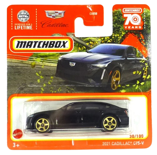 MATCHBOX - 2021 Cadillac CT5-V (Czarny)