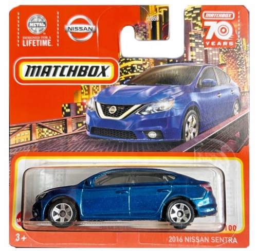 MATCHBOX - 2016 Nissan Sentra (Niebieski)