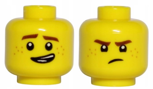 LEGO Głowa/Główka Męska/Uśmiech/Piegi/Jay