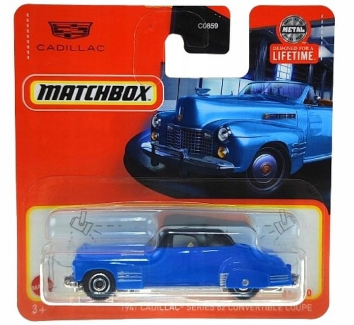 MATCHBOX - 1941 Cadillac Series 62 Convertible Coupe