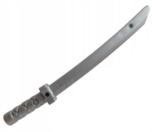 LEGO Akcesoria - Ninja Miecz Katana Srebrna