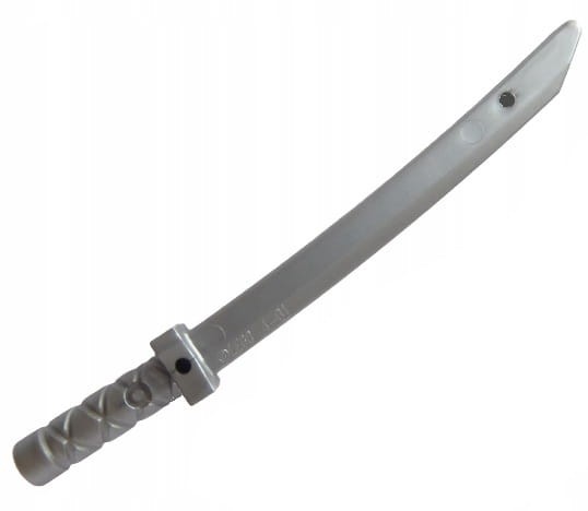 LEGO Akcesoria - Ninja Miecz Katana Srebrna