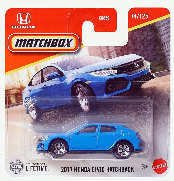 MATCHBOX - 2017 Honda Civic Hatchback