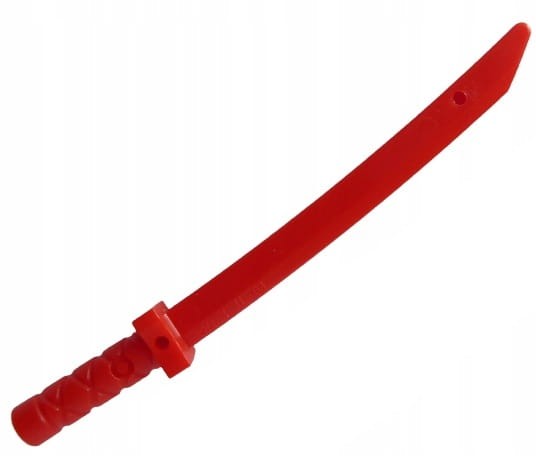 LEGO Akcesoria - Ninja Miecz Katana Czerwony