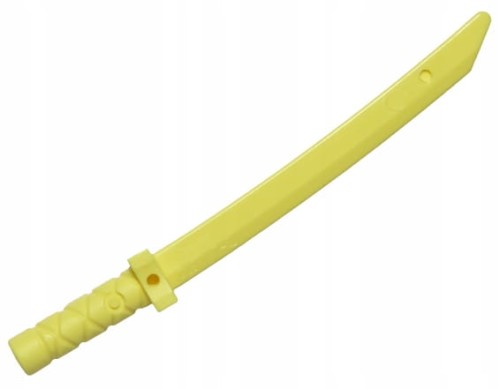 LEGO Akcesoria - Ninja Miecz Katana Jasny Żółty