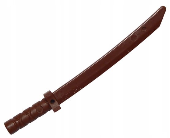 LEGO Akcesoria - Ninja Miecz Katana Brązowy