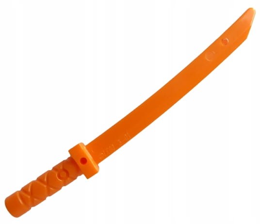 LEGO Akcesoria - Ninja Miecz Katana Pomarańczowy