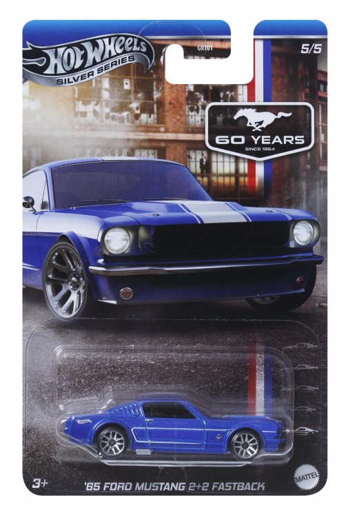 Hot Wheels Silver Series - '65 Ford Mustang 2+2 Fastback