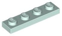Lego Płytka 1x4 Jasny Morski