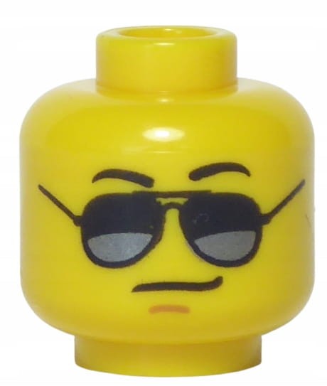 LEGO Głowa/Główka Męska/Okulary Przeciwsłoneczne