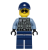 LEGO Figurka City - Policjant w Czapce przód