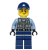 LEGO Figurka City - Policjant w Czapce przód