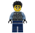 LEGO Figurka City - Policjant Duke Detain przód