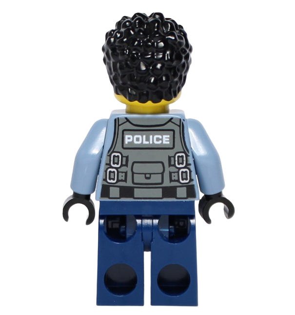 LEGO Figurka City - Policjant Duke Detain tył