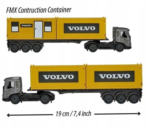 Majorette Construction - Volvo Construction Container