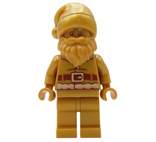 LEGO Figurka City - Złoty Święty Mikołaj/Santa