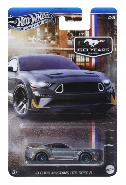 Hot Wheels Silver Series - '18 Ford Mustang RTR Spec 5