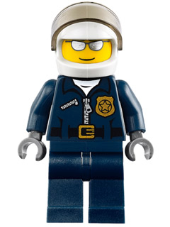 LEGO Figurka - Policjant w Kasku