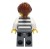 LEGO Figurka - Więzień/Rabuś/Złodziej Kobieta tył