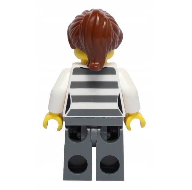 LEGO Figurka - Więzień/Rabuś/Złodziej Kobieta tył