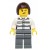 LEGO Figurka - Więzień/Rabuś/Złodziej Kobieta