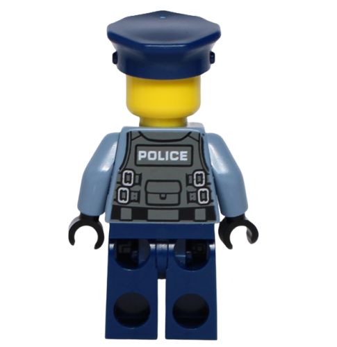 LEGO Figurka - Policjant w Czapce