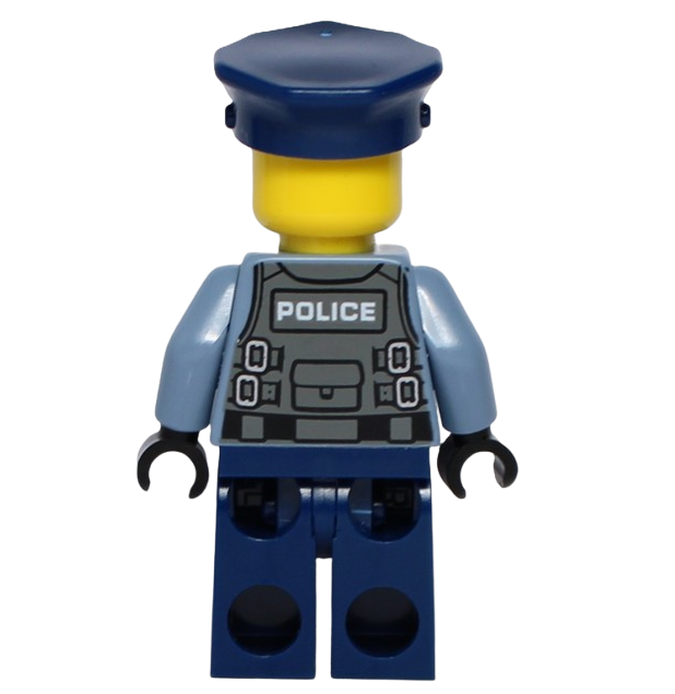 LEGO Figurka - Policjant w Czapce