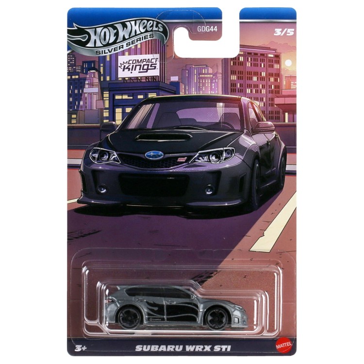 Hot Wheels Silver Series Compact Kings - Subaru Wrx Sti