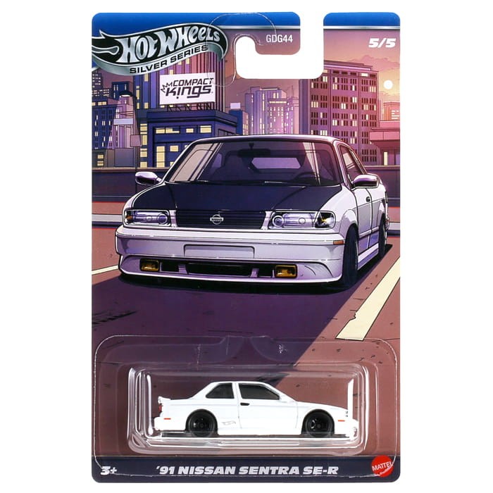 Hot Wheels Silver Series Compact Kings - '91 Nissan Sentra SE-R