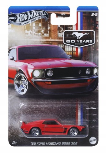 Hot Wheels Silver Series - '69 Ford Mustang Boss 302