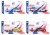 Majorette French Touch Trailre - Land Rover Renault Citroen Peugeot Komplet