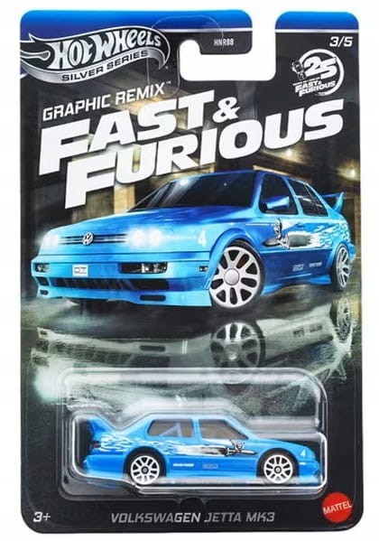 HOT WHEELS Fast &amp; Furious Graphic Remix - Volkswagen Jetta MK3