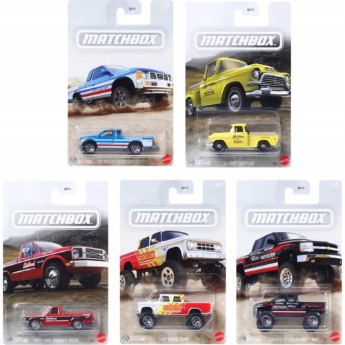 MATCHBOX Truck Series - Zestaw 5 Autek