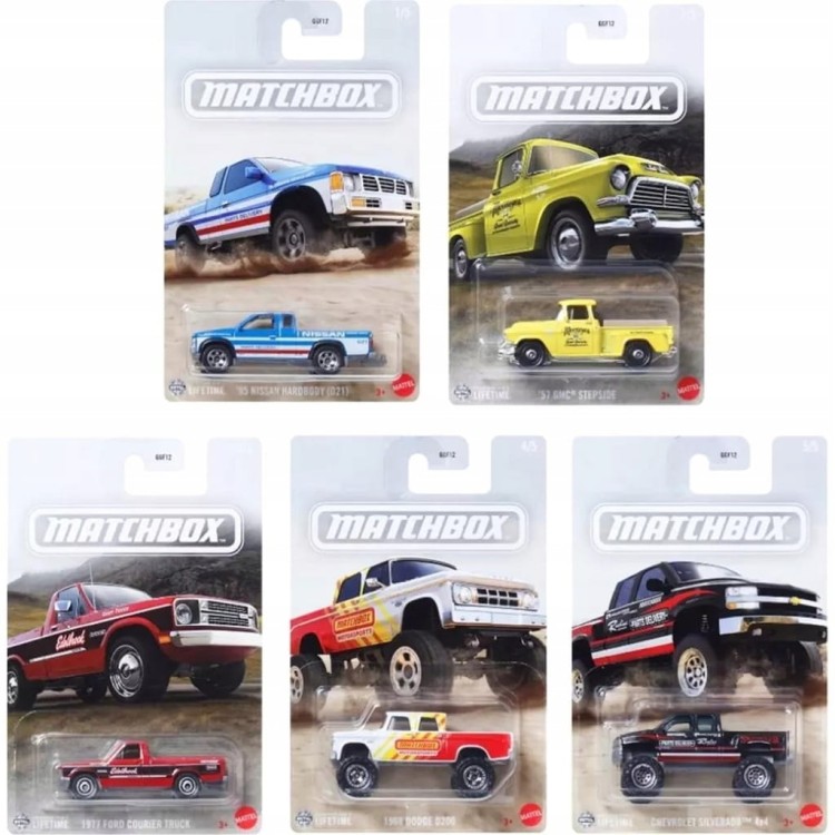 MATCHBOX Truck Series - Zestaw 5 Autek