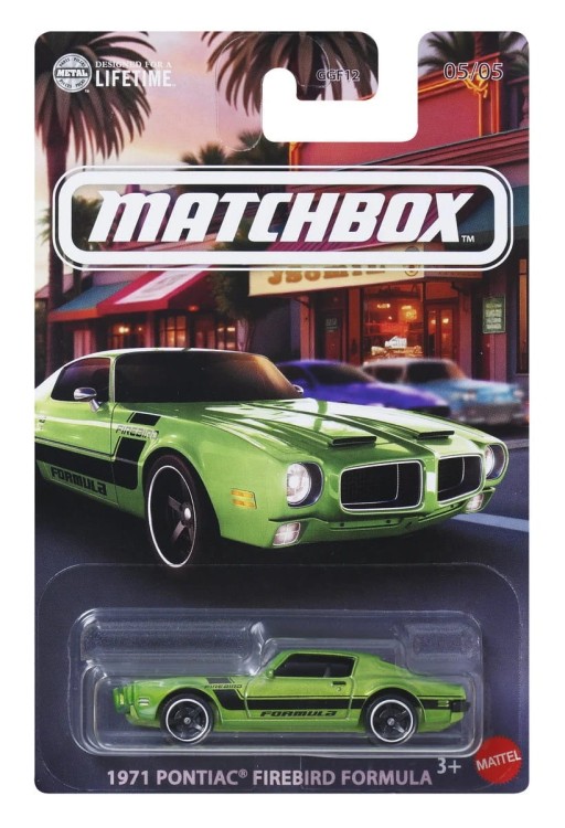 MATCHBOX Theme Assortment Local Cruisers - 1971 Pontiac Firebird Formula
