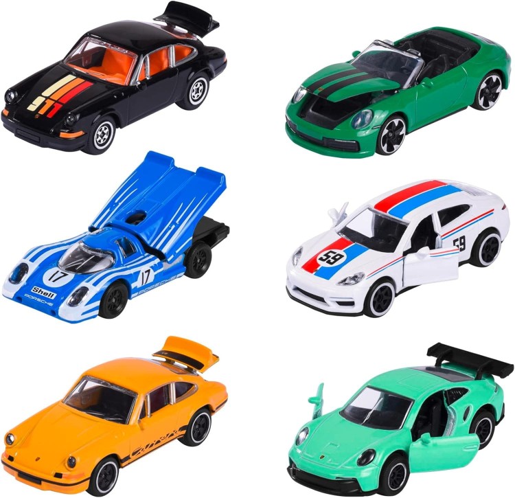 Majorette Porsche Edition - Zestaw 6 autek