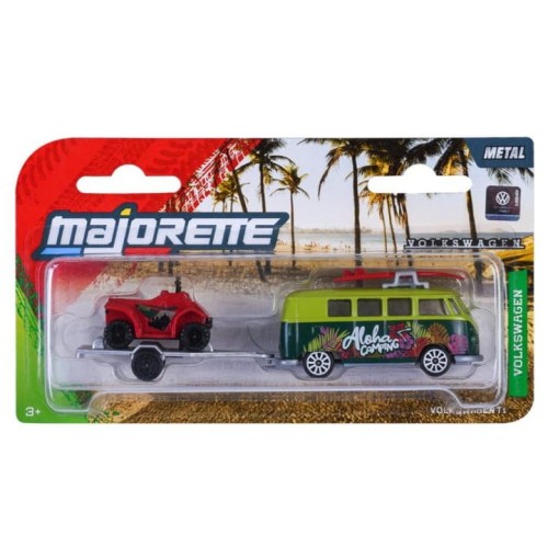 Majorette Volkswagen Trailer - VW T1 + Quad