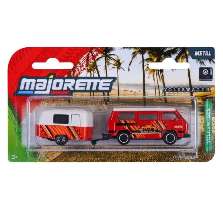 Majorette Volkswagen Trailer - VW T3 + Kemping