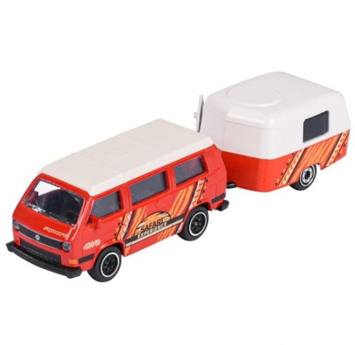 Majorette Volkswagen Trailer - VW T3 + Kemping