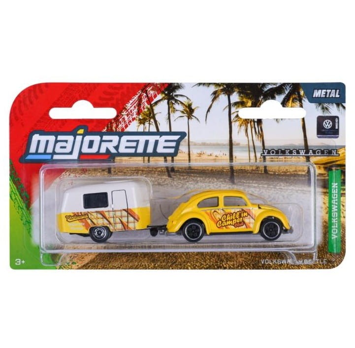 Majorette Volkswagen Trailer - VW Beetle + Kemping