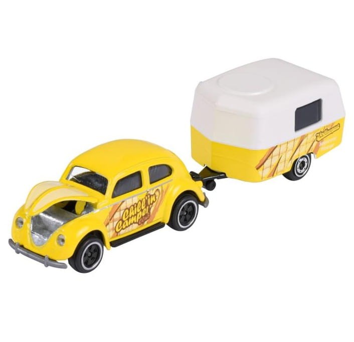 Majorette Volkswagen Trailer - VW Beetle + Kemping