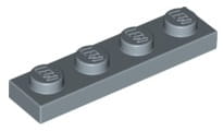 Lego Płytka 1x4 Piaskowy Niebieski