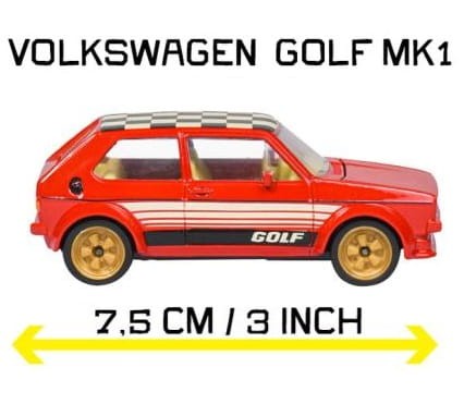 Majorette Volkswagen Deluxe Cars - VW Golf MK1
