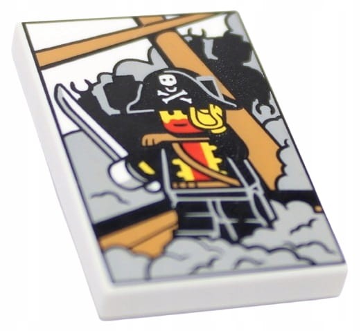 LEGO Płytka Płaska 2x3 Pirat