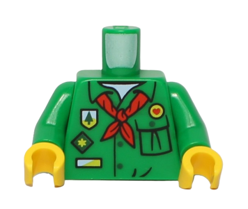 LEGO-City-Tors-Skaut-Odznaki-Koszula-Chustka