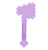 LEGO-Akcesoria-Minecraft-Siekiera-Średnio-Lawendowa