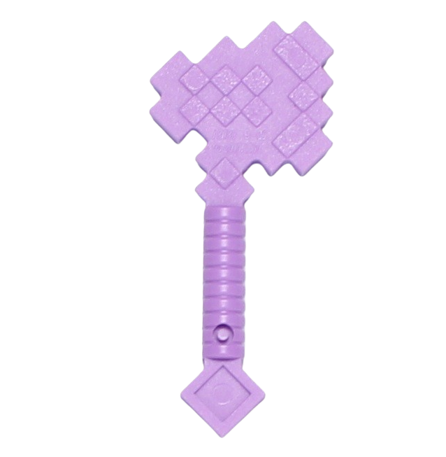 LEGO-Akcesoria-Minecraft-Siekiera-Średnio-Lawendowa