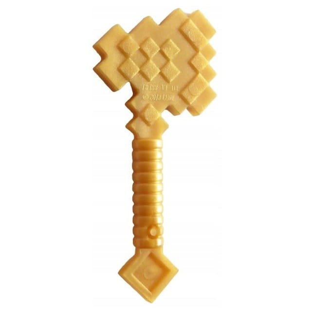 LEGO-Akcesoria-Minecraft-Siekiera-Perłowo-Złota