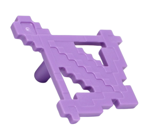 LEGO-Akcesoria-Minecraft-Kusza-Łuk-Średni-Lawendowy